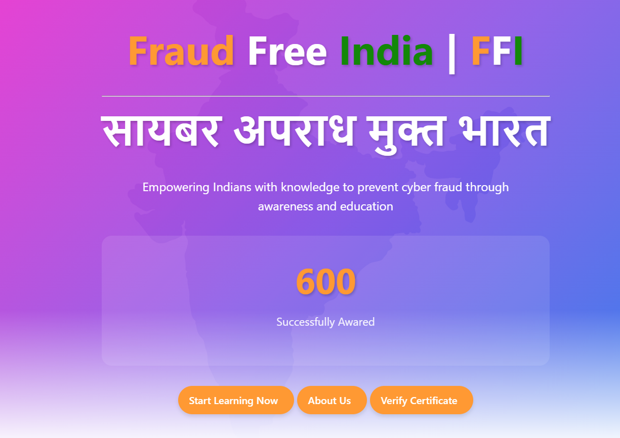 Fraud Free India